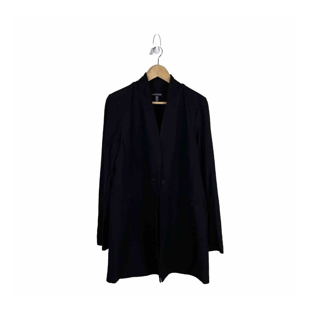 Eileen Fisher Jacket Stretch Long Blazer